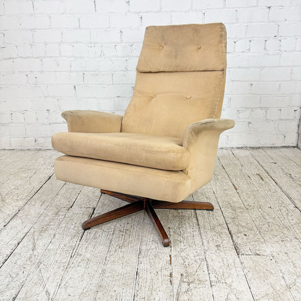 Mid-century Lounge on Rosewood Star Base