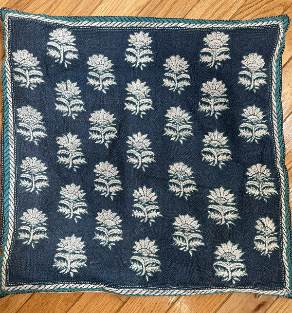 Alex Conroy Embroidered Pillow Cover