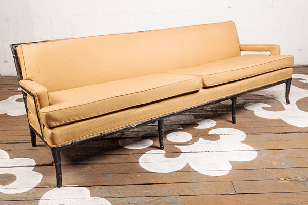 Rare Faux Bamboo Sofa by Ronsjohn Gibbings